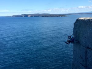 cliff-side picnic